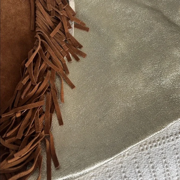 Borse In Pelle Western Fringe Leather Bohemian Shoulder Bag - Picture 6 of 15